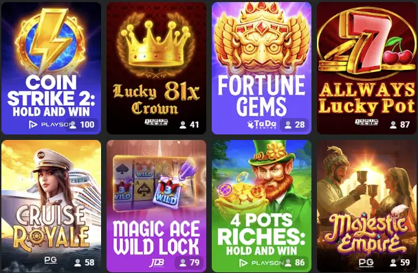 JВ Casino slot machines with demo mode